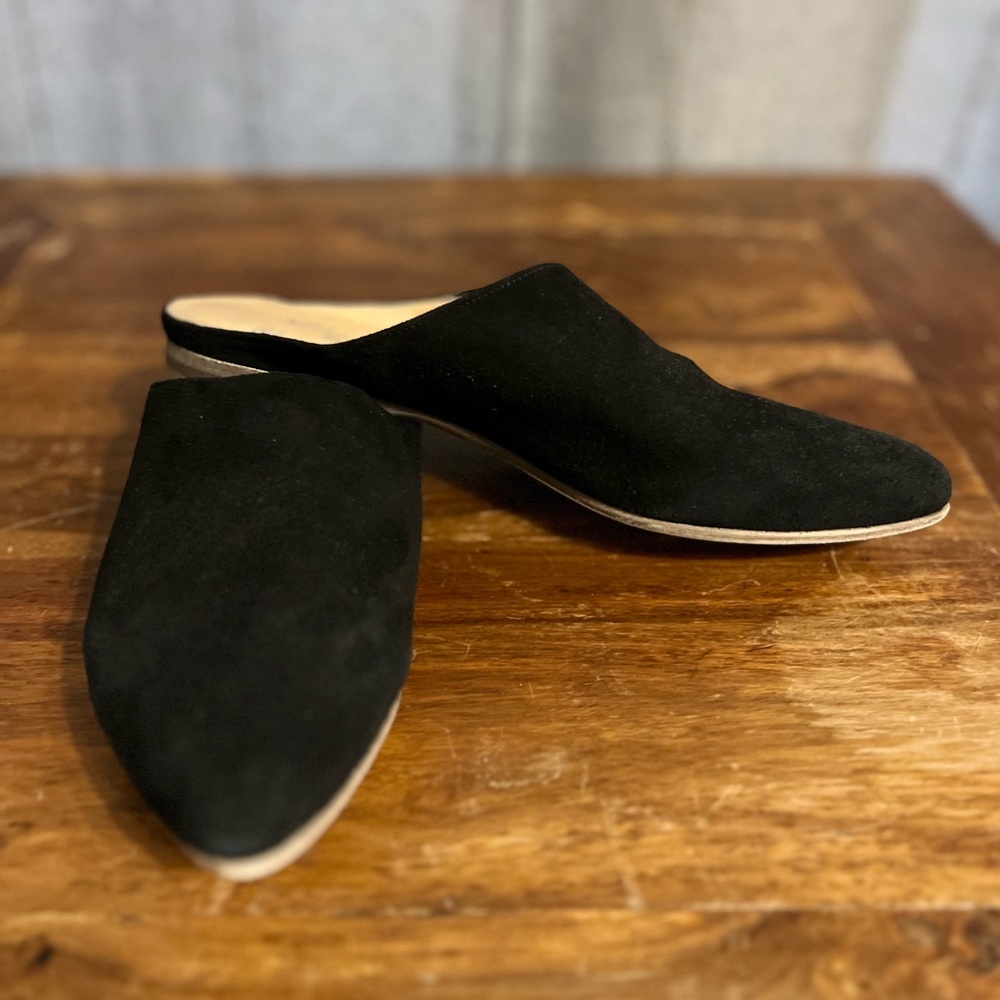 Charly By Charly Amar black leather mule.